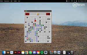 capture de la campagne Handicap International - Real Minesweeper