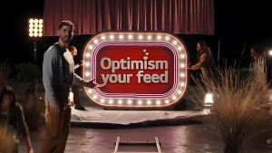 Ces captures d'écran illustrent la campagne LG, réalisée par TBWA/CHIAT/DAY NEW YORK, dont il est questions dans ce benchmark digital.