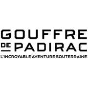 Cette image représente le logo du Gouffre de Padirac qui a fait appel de nos services de conseil en choix d'agence pour l'accompagner dans son AO RP
