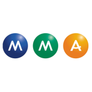 Cette image représente le logo de MMA, un client pitchville que nous avons accompagné dans son AO publicitaire