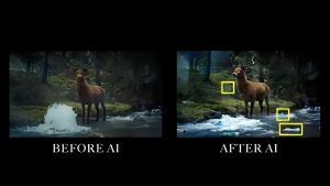 Ces images illustrent la campagne Tene - RecAIcled Ads dont il est question dans ce benchmark digital