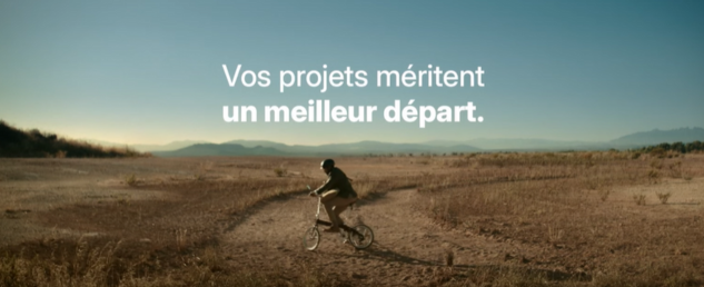 Illustration de la campagne LCL, pensée par GRINTA. Une rencontre initiée chez PITCHVILLE