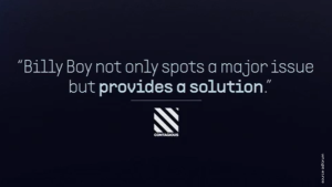 Ces images illustrent la campagne mentionnée dans le bench, sur la marque BILLY BOY