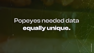 Image tirée de la campagne POPEYES mentionnée dans le bench