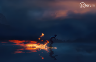 Cette image illustre l'une des campagne présentée dans ce benchmark. On y voit un patineur fouler la glace. Il s'agit d'une capture de la campagne de la BBC pour les Jeux Olympiques d'Hiver 2026. Le sujet de cet article porte sur les publicités diffusées lors de cette compétition et du Super Bowl