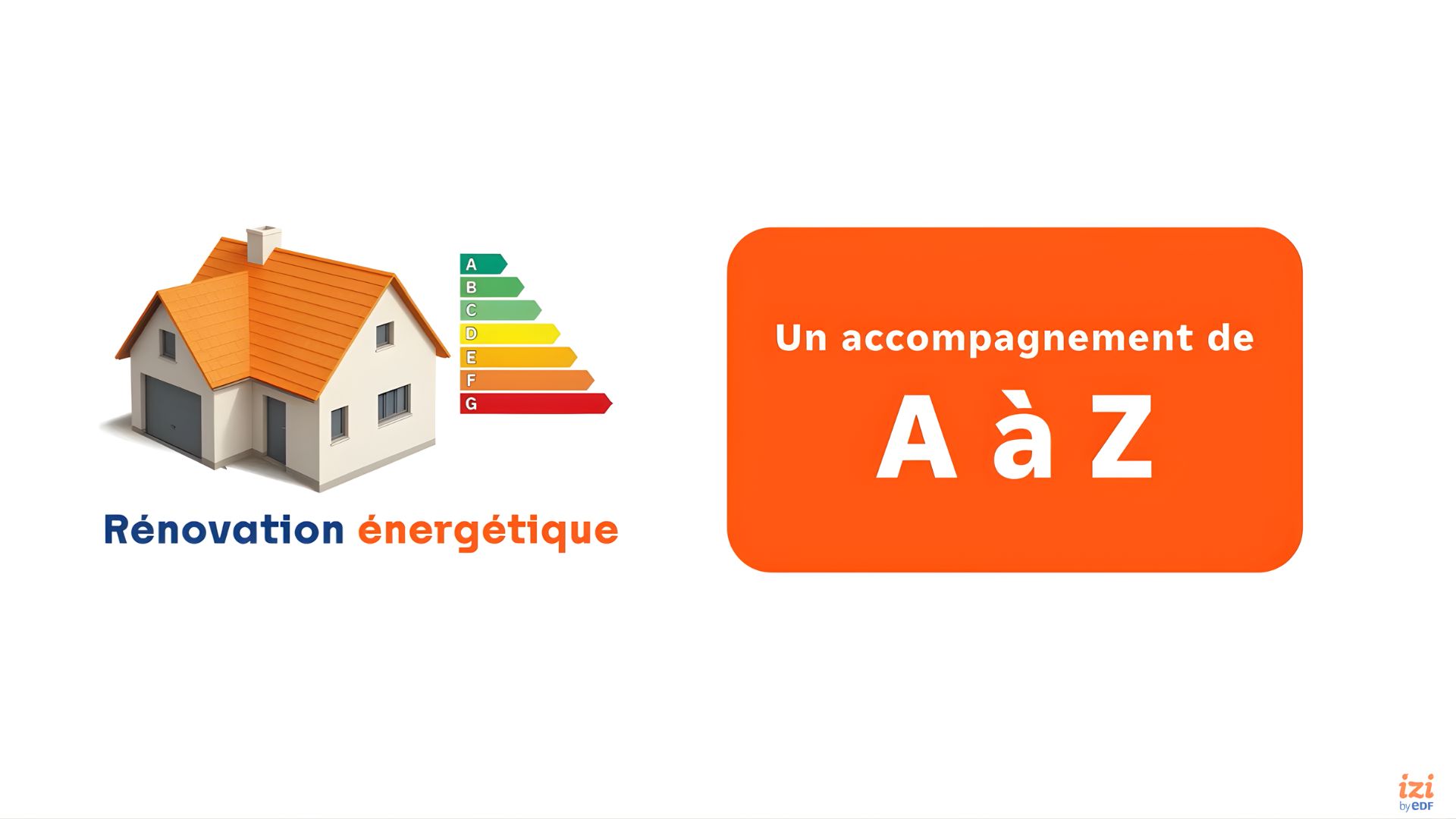 Cette image est une capture de la campagne IZI by EDF, réalisée par l'agence Saatchi & Saatchi, choisi par l'annonceur à l'issu d'une compétition PITCHVILLE. Ce spot publicitaire met en avant l'offre de service dédié à la rénovation énergétique proposée par IZI by EDF.