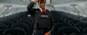 Cette image illustre le sujet de ce benchmark : les campagnes publicitaire portant sur la Liberté de la Presse. On y retrouve une capture de la campagne THE GOOD COMPANY