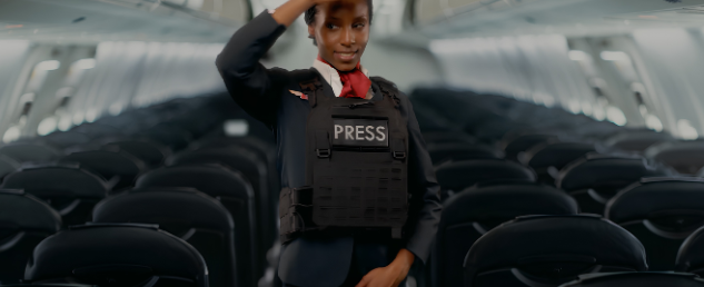 Cette image illustre le sujet de ce benchmark : les campagnes publicitaire portant sur la Liberté de la Presse. On y retrouve une capture de la campagne THE GOOD COMPANY