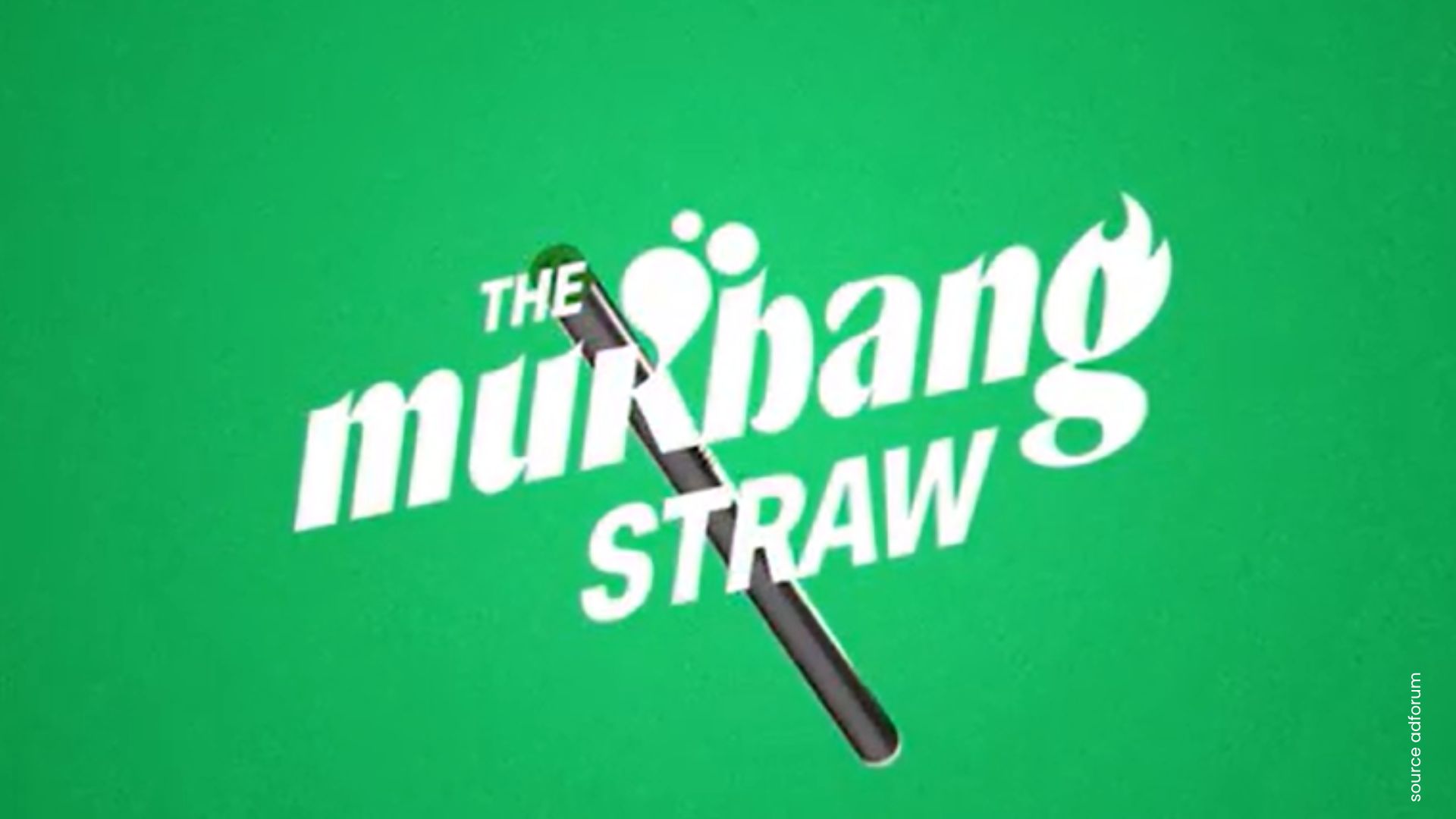 Sur cette capture on retrouve la paille créée par SPRITE, un produit créer dans le cadre de la tendance les mukbang qui a émergé sur les réseaux sociaux.