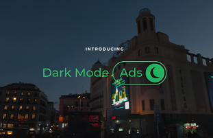 Cette image est une capture de la campagne Plenitude - Dark Mode Ads dont je fais référence dans cet article de benchmark. C'est l'une des campagne mise en avant dans ce benchmark internaitonal