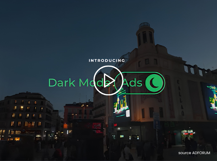 Cette image est une capture de la campagne Plenitude - Dark Mode Ads dont je fais référence dans cet article de benchmark.