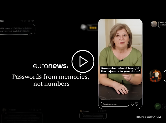 Cette image est une capture de la campagne Mastercard - Real Life Passwords mentionnée dans notre benchmark